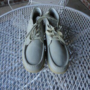 CADILLAC Men's Suede Soft Gray Lace Up Chukka Shoes Size 12